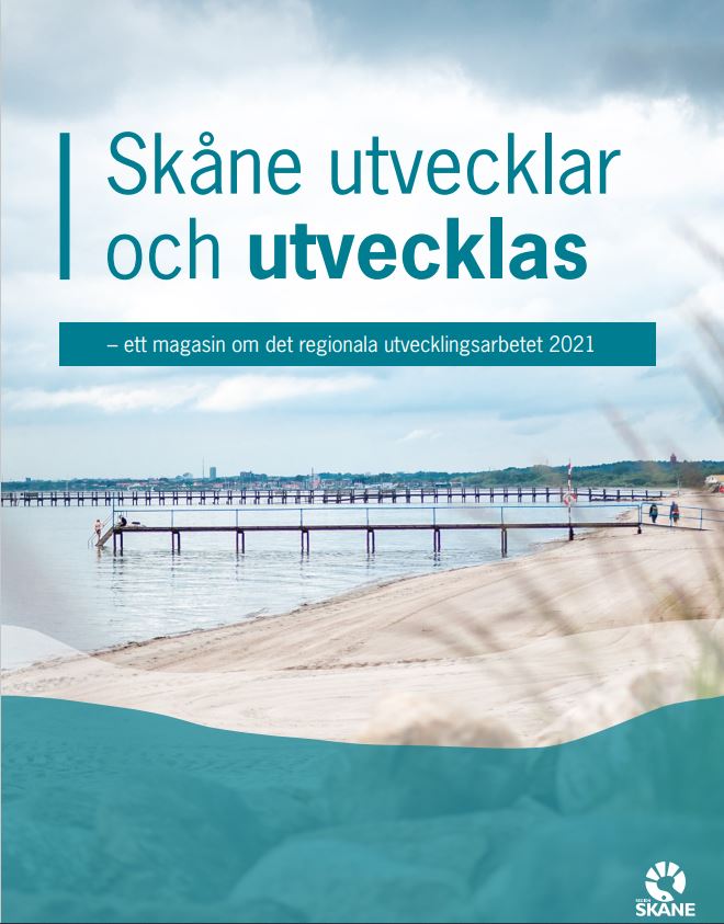 Skåne utvecklar och utvecklas publikationsomslag