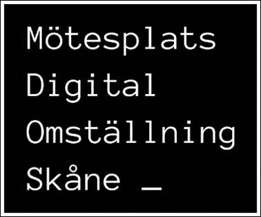 Logotyp för Mötesplats Digital Omställning Skåne