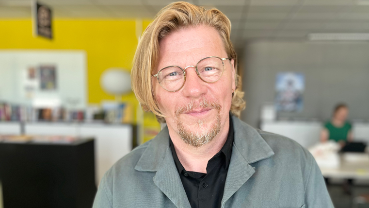 Porträtt på Fredrik Elg