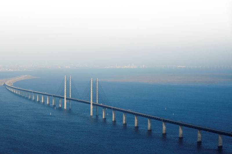 Öresundsbron ovanifrån