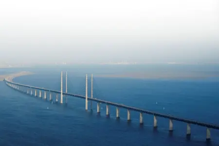 Öresundsbron ovanifrån