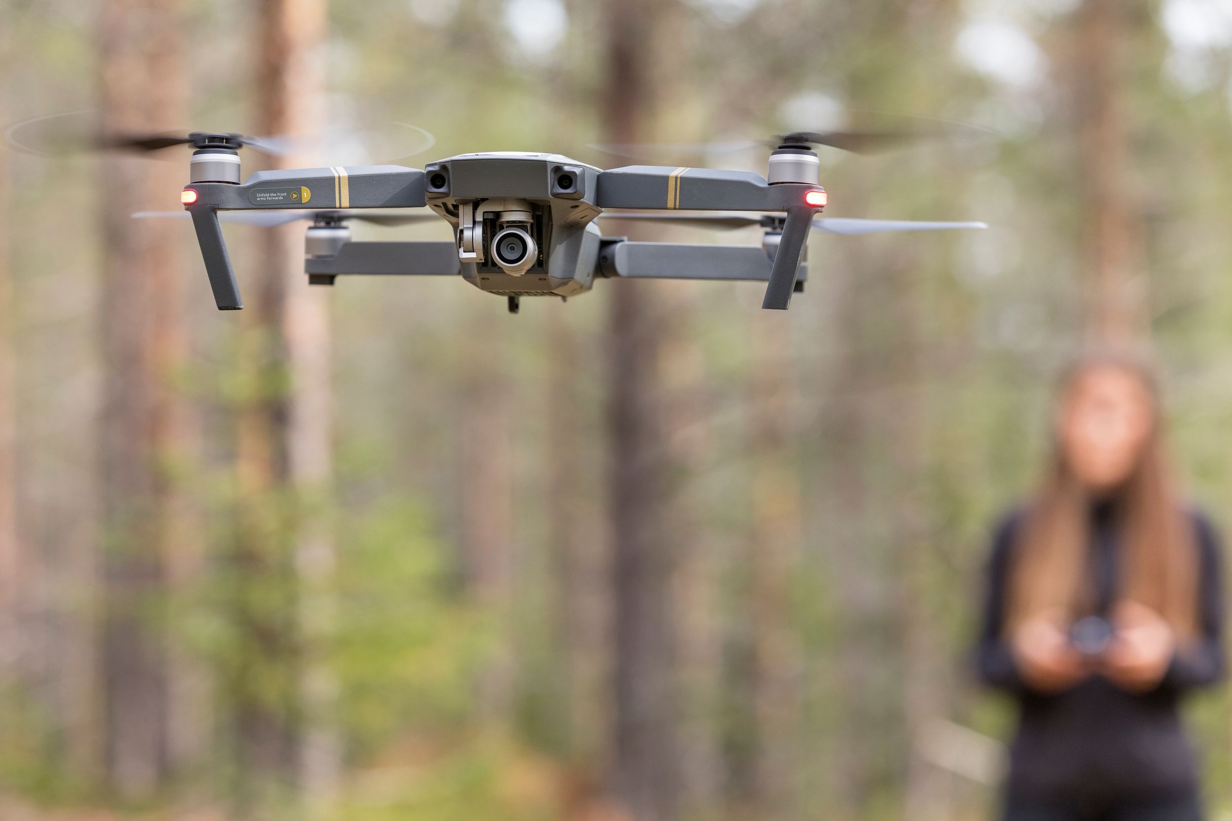 Bild på en drönare