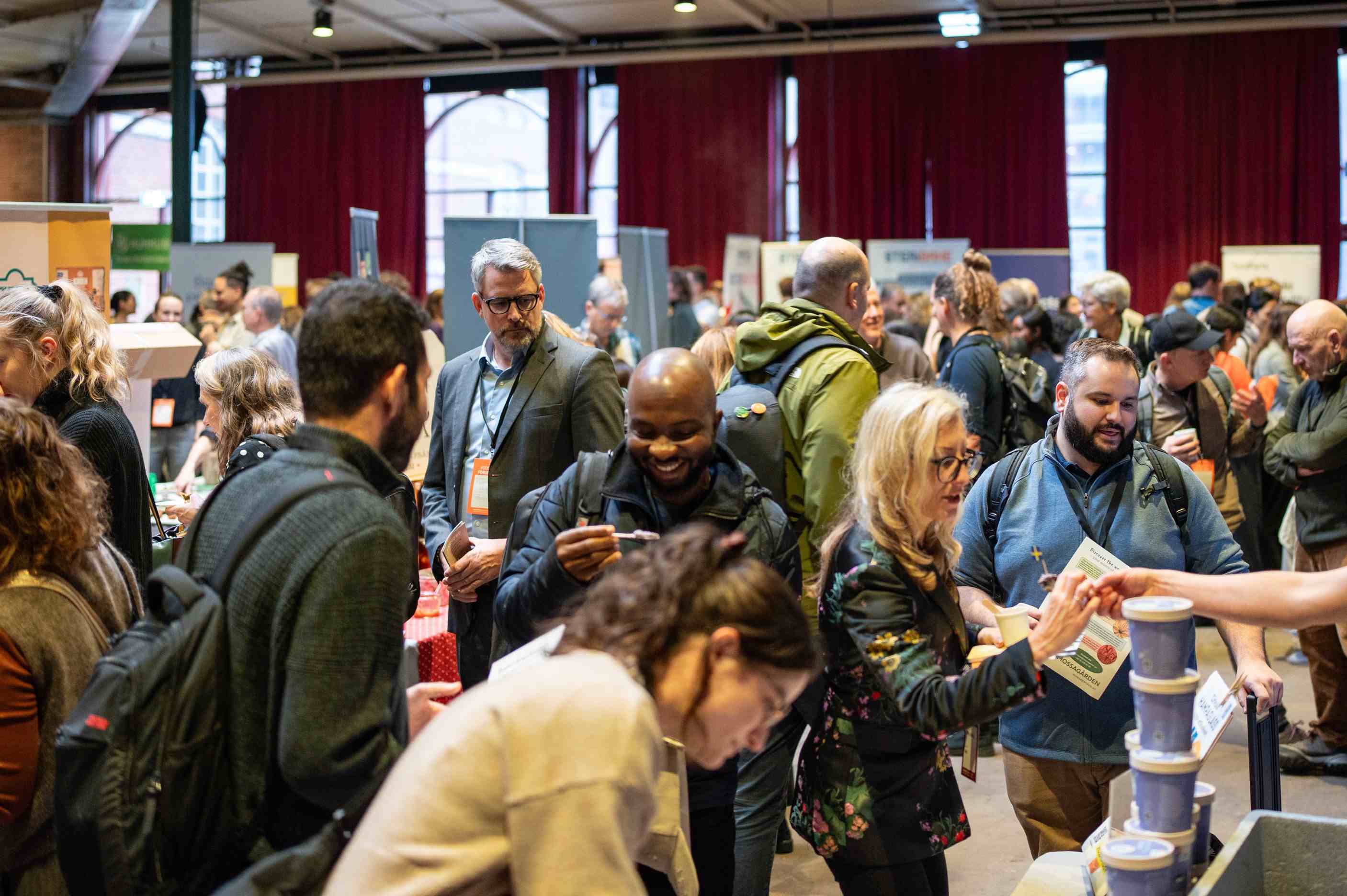 Personer från publiken på Foodtech forum.