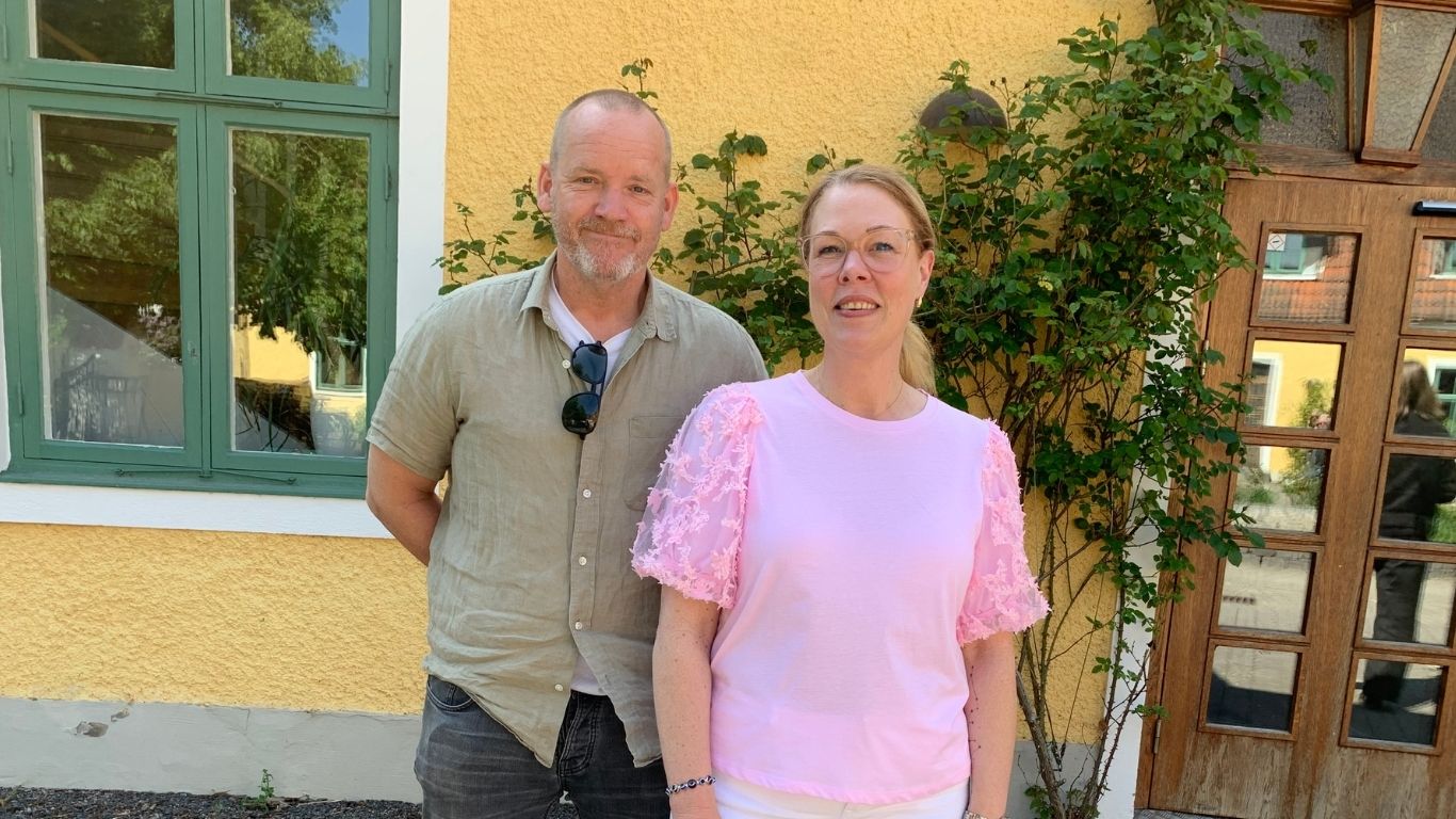 Carina Lengbrant Malmberg, regional processledare för Teknikcollege Skåne på Region Skåne och Petter Gustafsson, samordnare för Teknikcollege Lund och utvecklingsstrateg på Utbildningsförvaltningen i Lunds kommun.