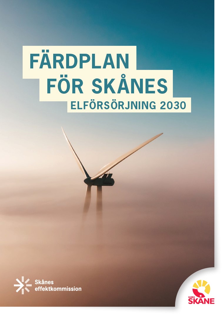 Färdplanen för Skånes elförsörjning 2030 är framtagen av en arbetsgrupp med utsedd styrgrupp på uppdrag av Skånes Effektkommission.