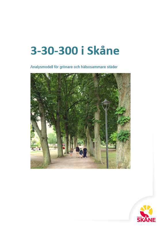 3-30-300-regeln bygger på följande tre riktvärden för stadsgrönska; minst 3 bostadsnära träd, minst 30 % krontäckning i stadsdelen och maximalt 300 meter mellan bostad och grönområde.