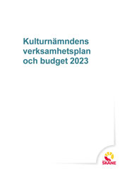 Kulturnämndens verksamhetsplan och budget 2023