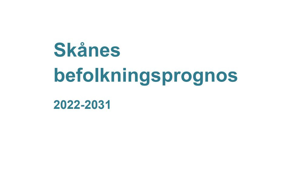 Omslag Skånes befolkningsprognos 2022-2031