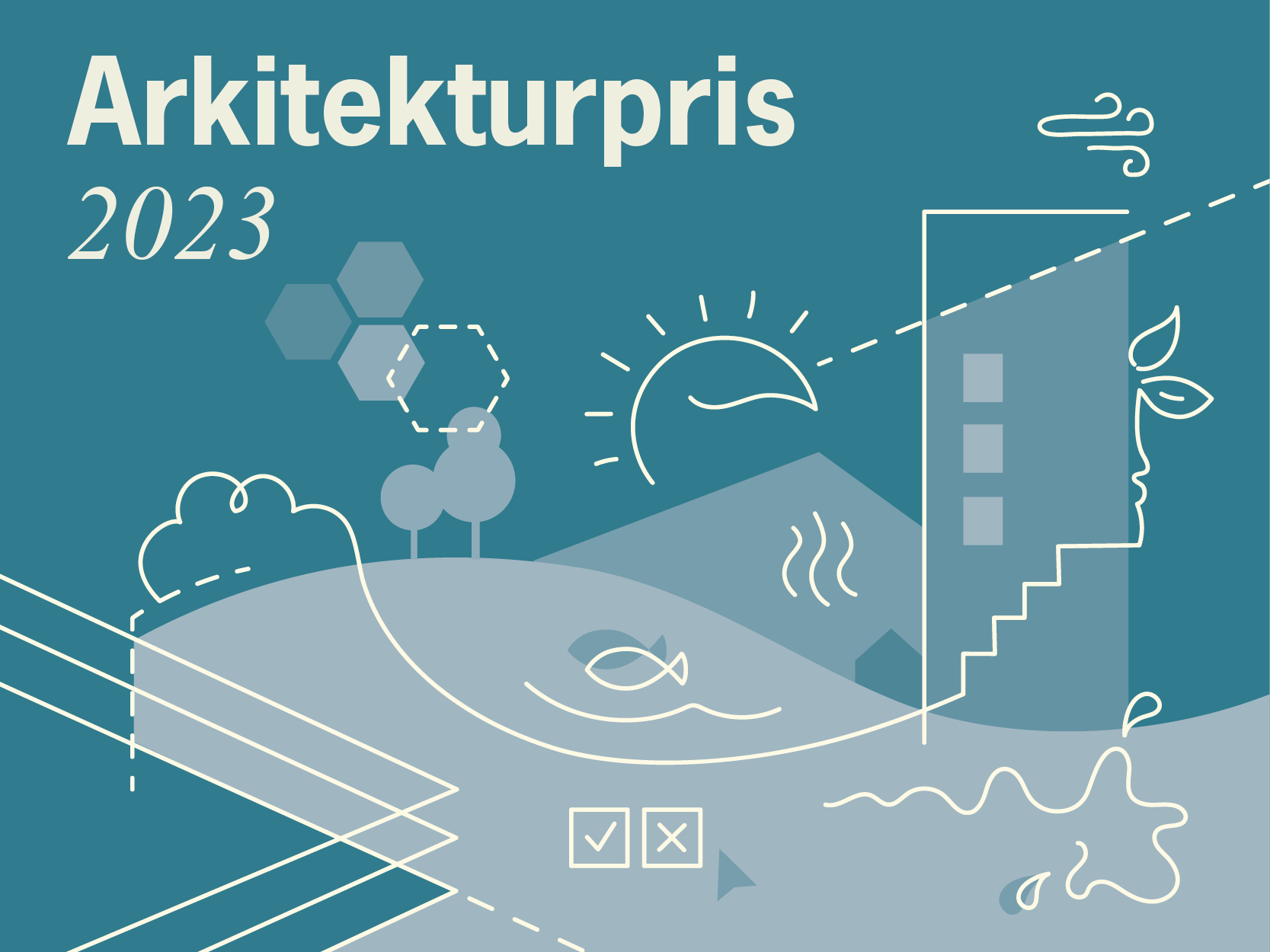 Grafik arkitekturpris 2023