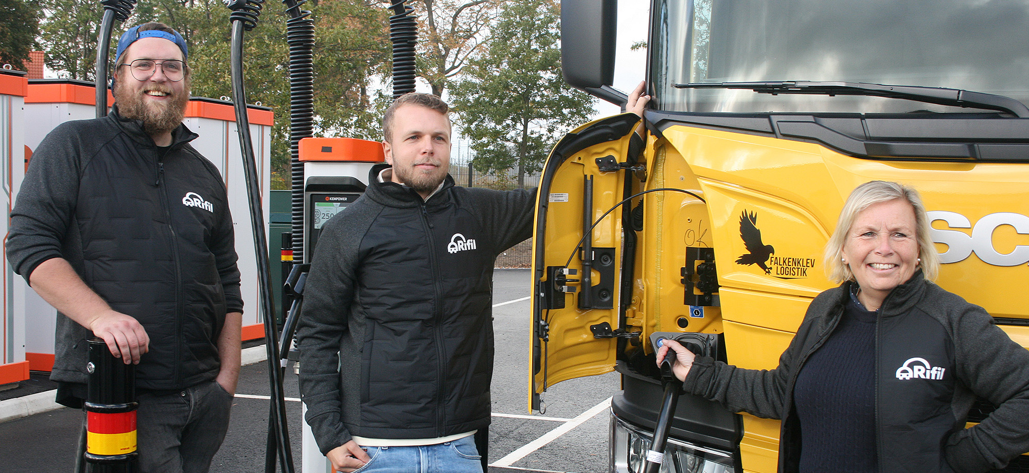 William, Victor och Doss Falkenklev.