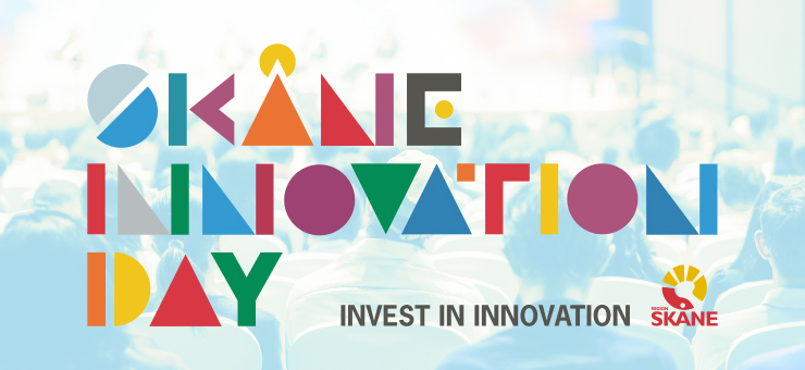 Text på bilden: Skåne Innovation Day, Invest in Innovation.