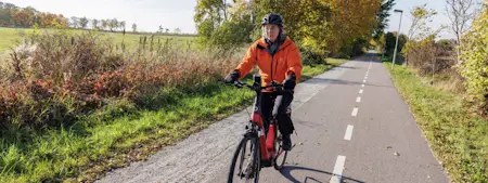 Supercykelvägen underlättar pendlingen.