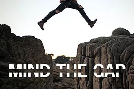 Mind the Gap dekorativ bild